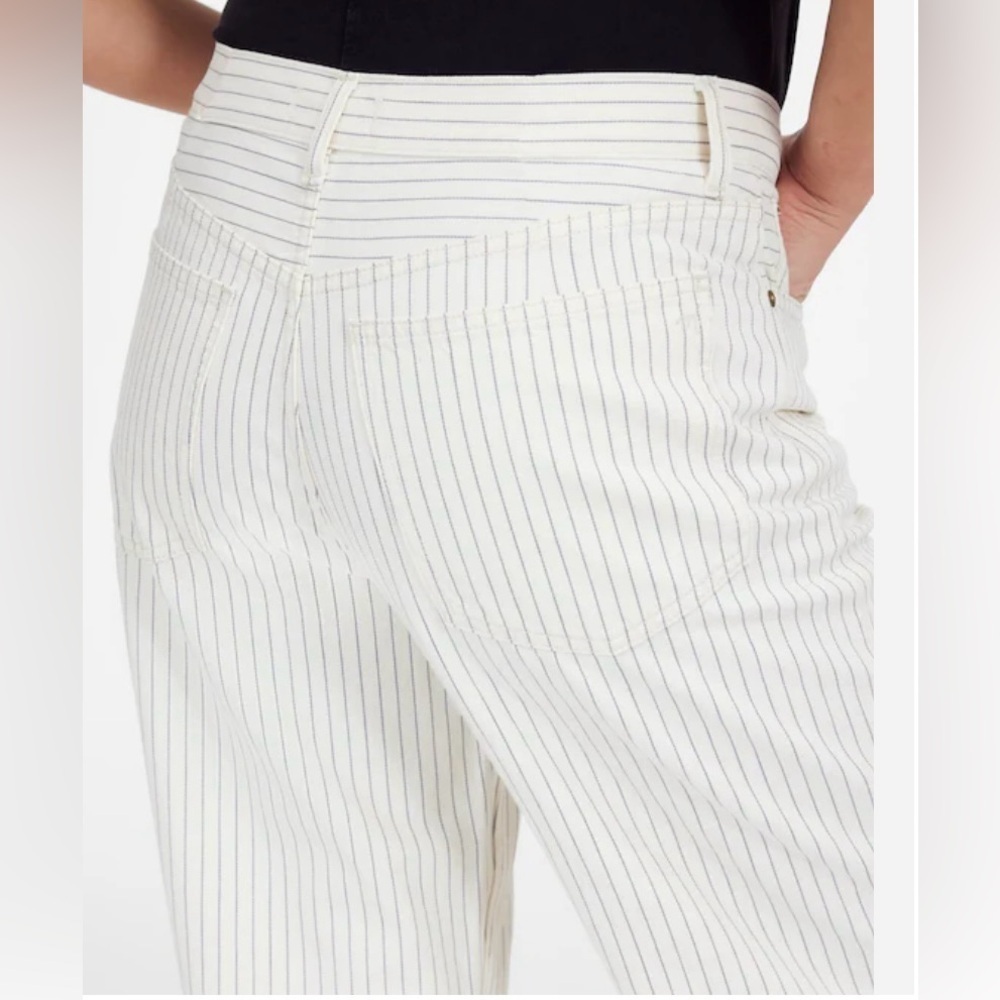 NWT - Madewell - Low-Slung Baggy Jeans - Striped - Size 30 - Picture 6 of 16